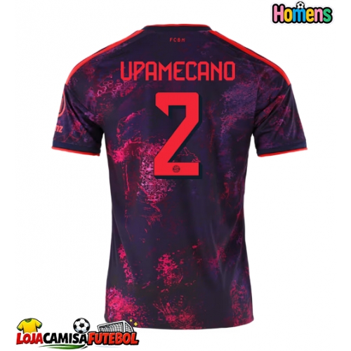 Camisa de Futebol Bayern Munich Dayot Upamecano #2 Equipamento Alternativo 2026-27 Manga Curta